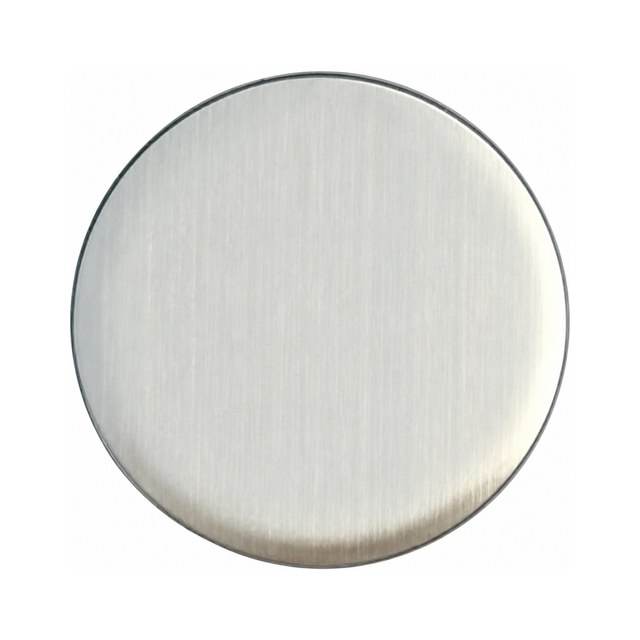 Natural Silver straight hairline stainless steel finish reference
