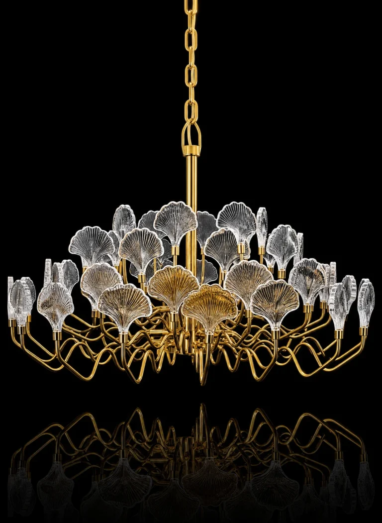 Feather & Leaf Crystal Panels — Application reference 009