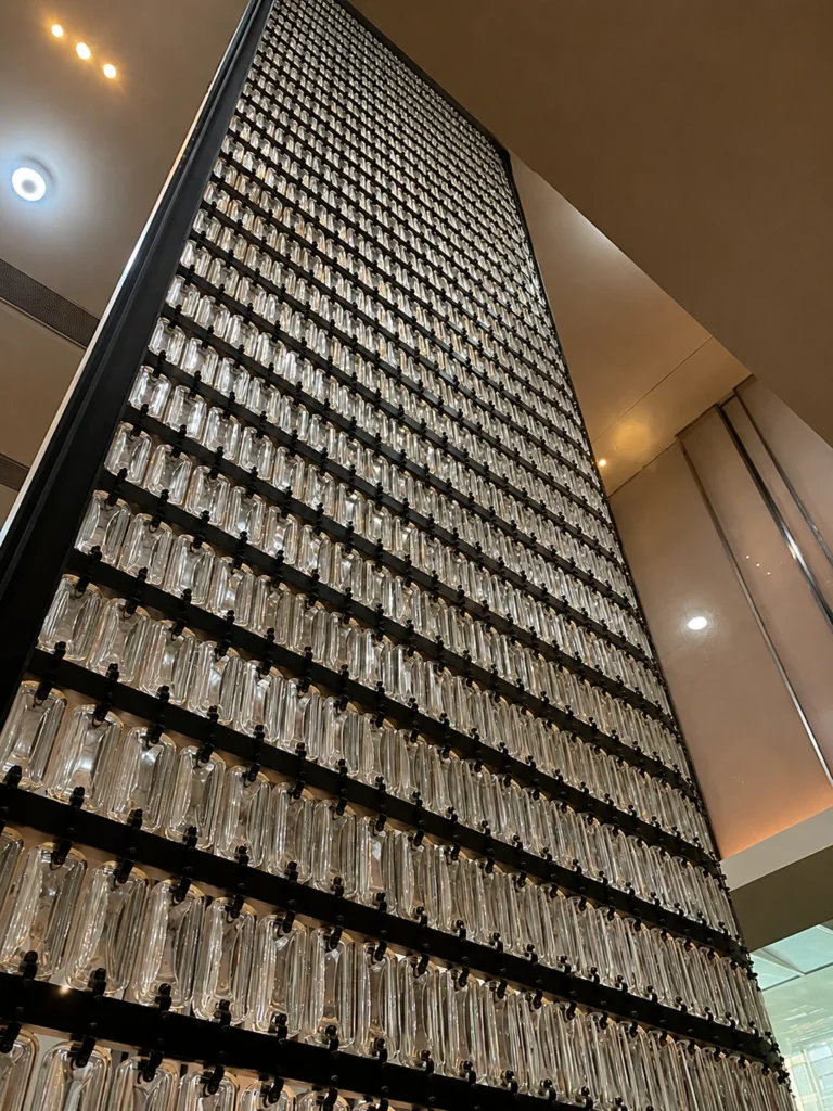 Rectangular Crystal Hanging Panels — Application reference 008