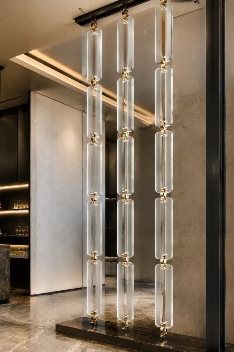 Rectangular Crystal Hanging Panels — Application reference 009