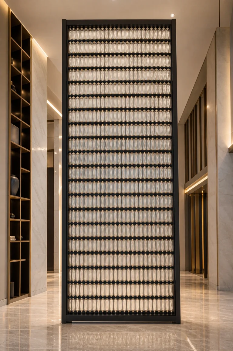 Rectangular Crystal Hanging Panels — Application reference 011