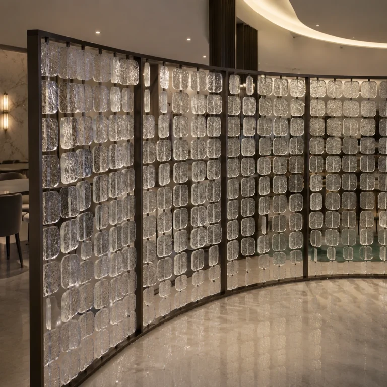 Tube-Linked Crystal Panels — Application reference 017